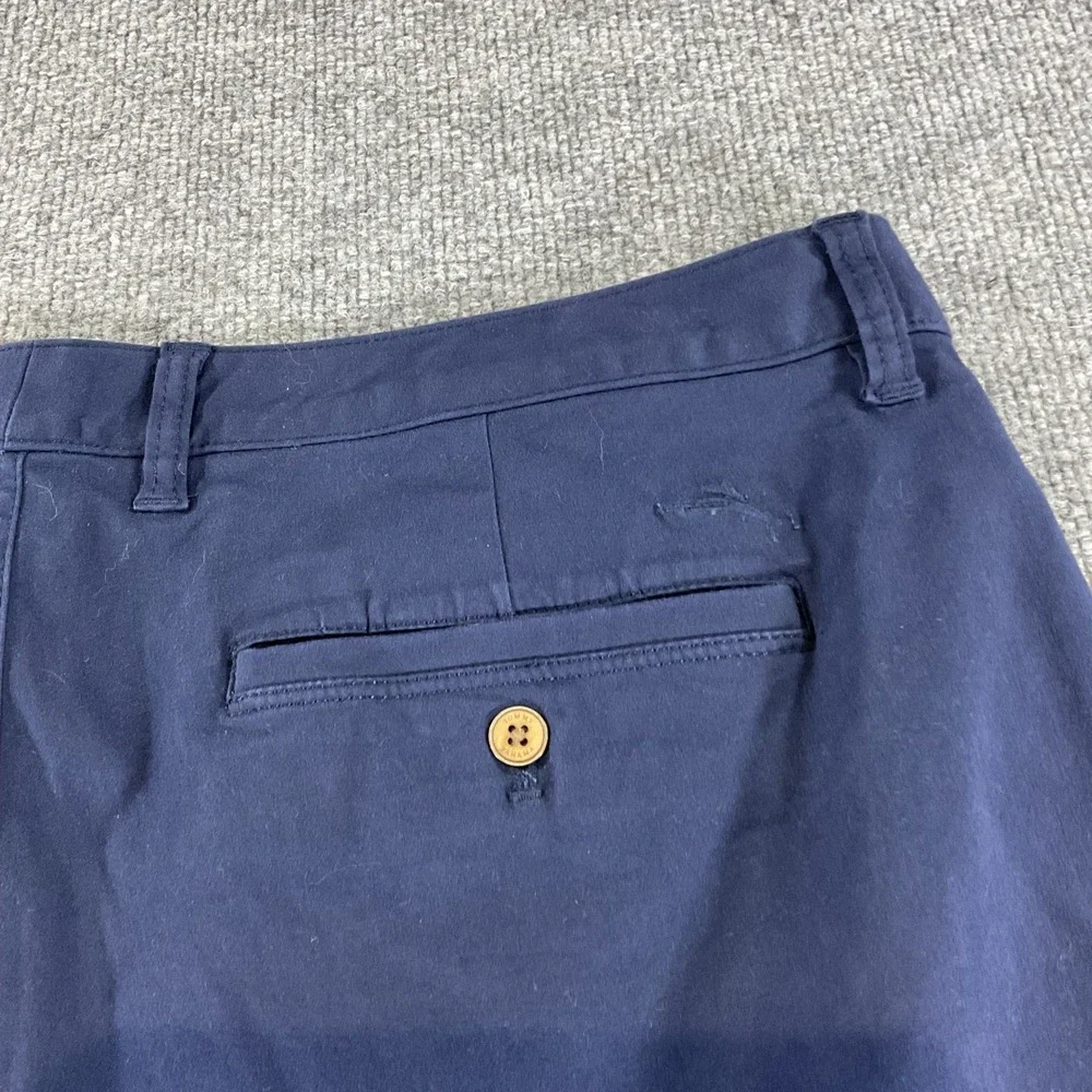 Tommy Bahama IslandZone Shorts Mens 38 Navy Performance Stretch Casual Golf